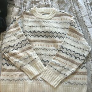 Large American Eagle Patterned Sweater